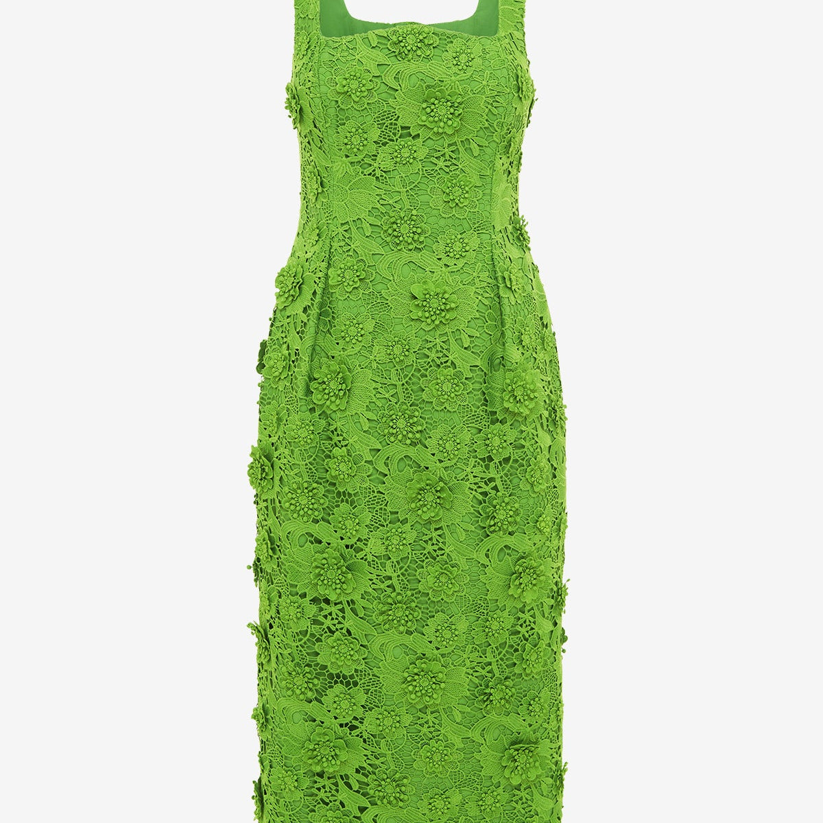 Larissa Lace Midi Dress - Fern LEO LIN Larissa Lace Midi Dress - Fern LEO LIN