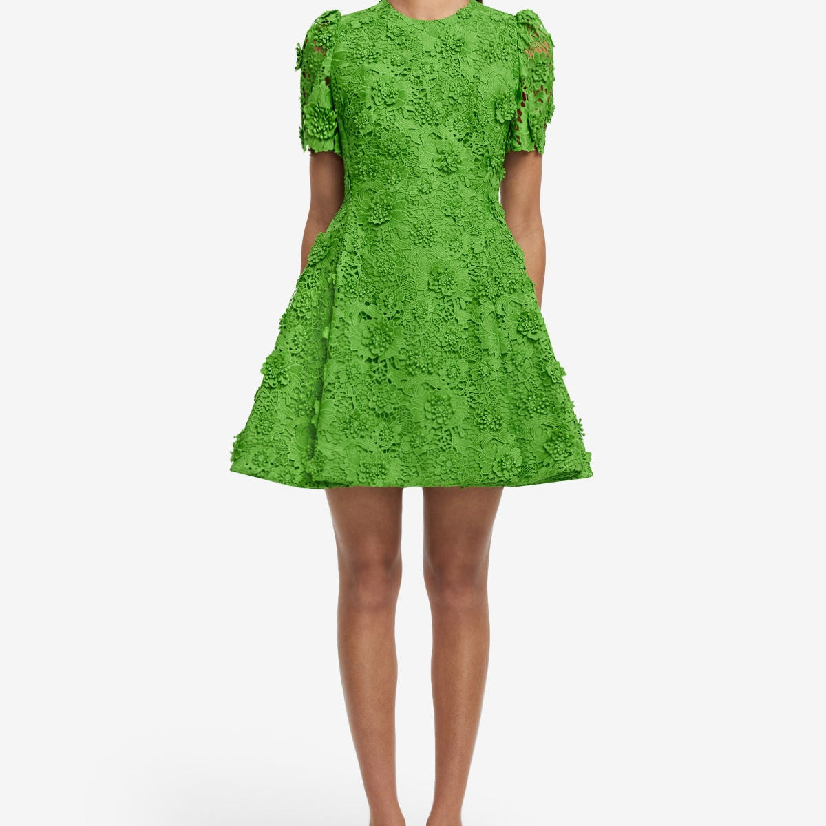 slim fit dress slacks Ayla Green Mini Dress main image 0