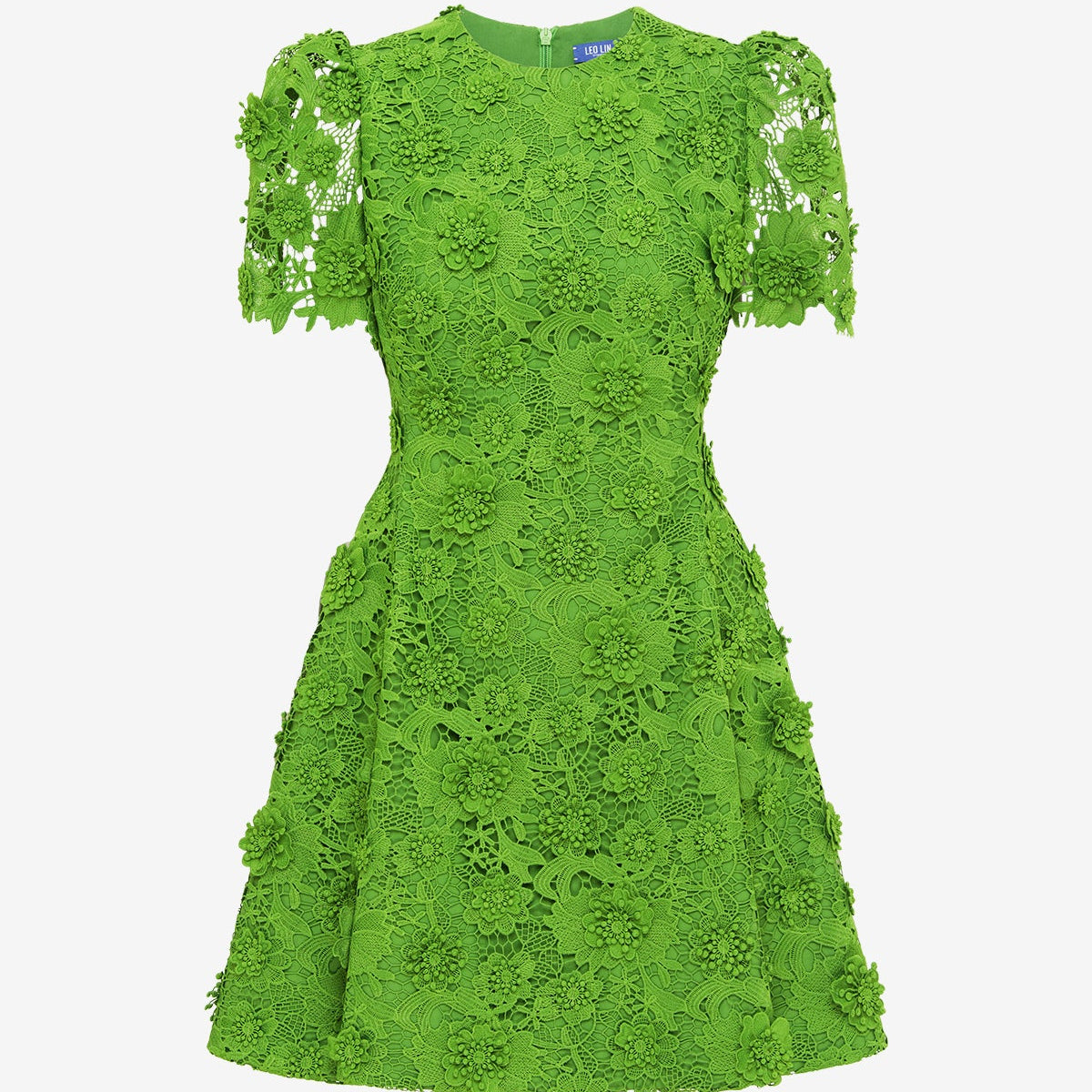 Elyse Lace Short Sleeve Mini Dress