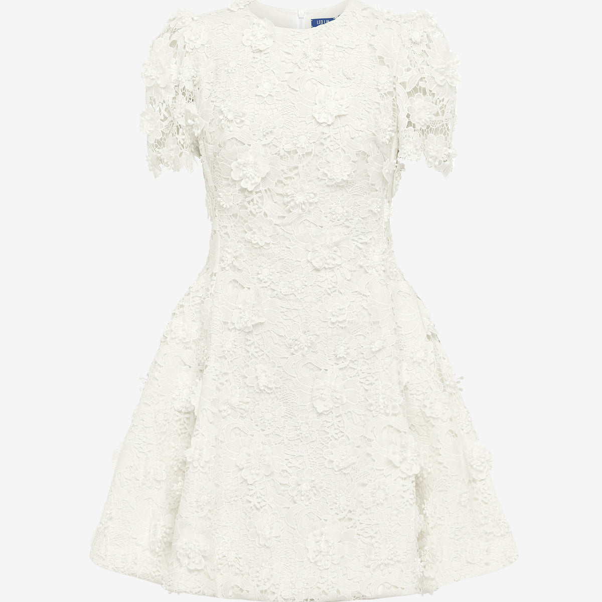 Elyse Lace Short Sleeve Mini Dress