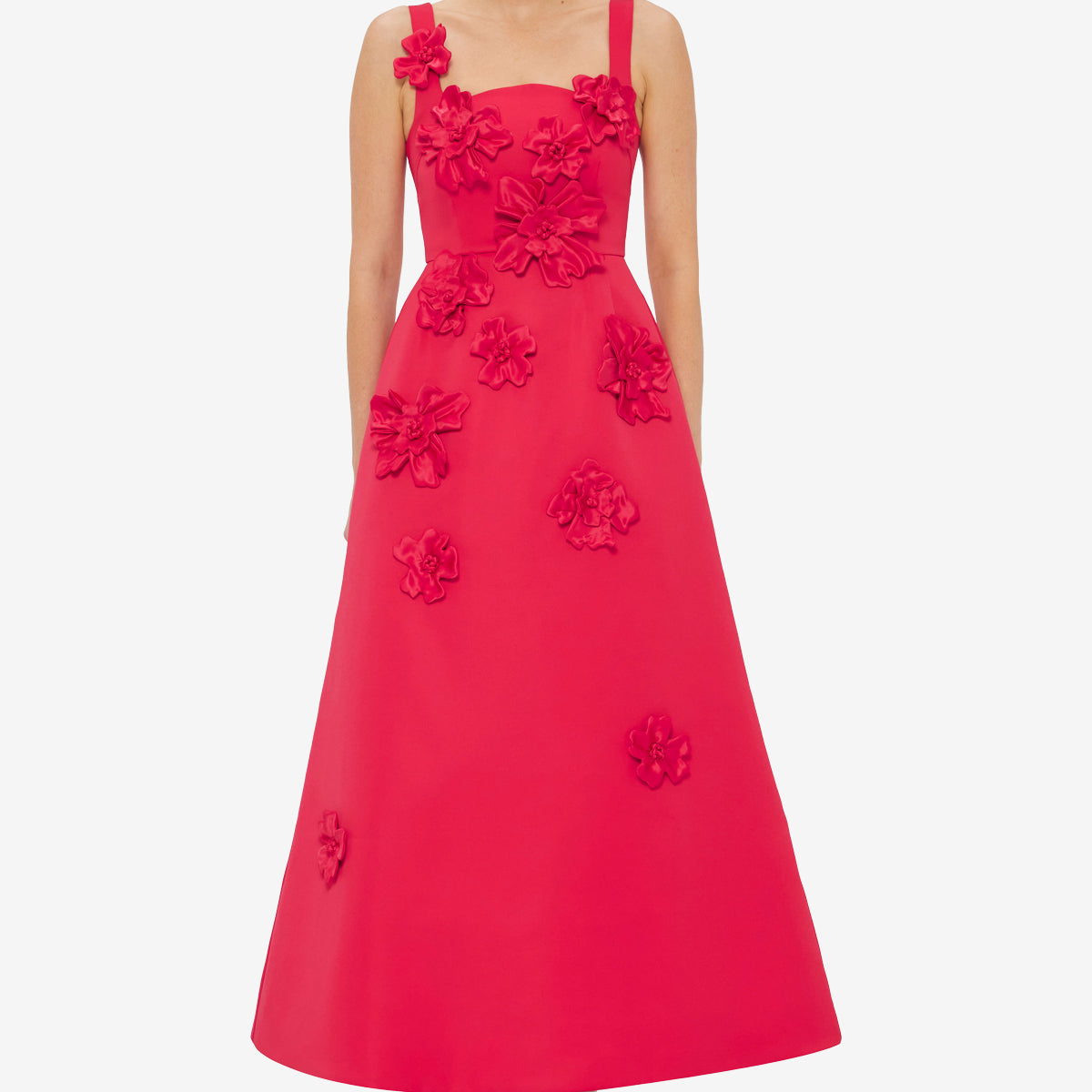 Rianne Floral Appliqué Maxi Dress