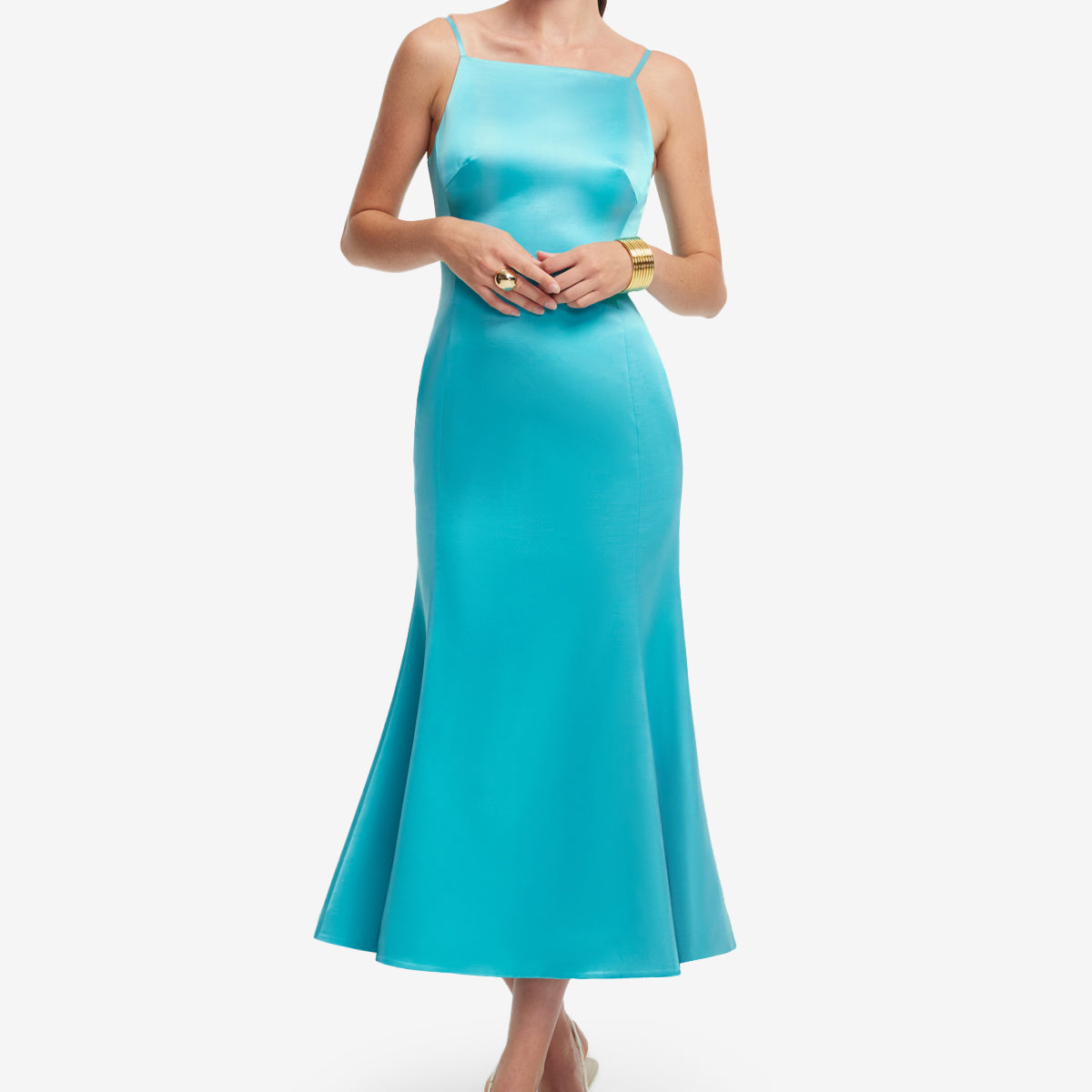 LEO LIN - Regina Wool Blend Midi Dress LEO LIN - Regina Wool Blend Midi Dress