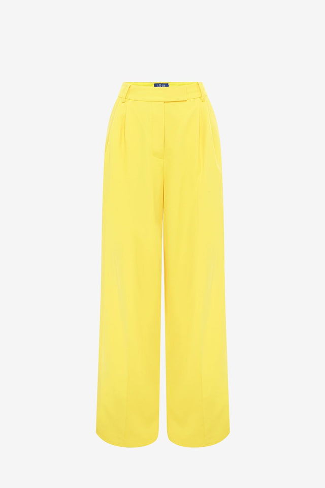 Exclusive LEO LIN Elisha Wide Leg Pants - Sunshine