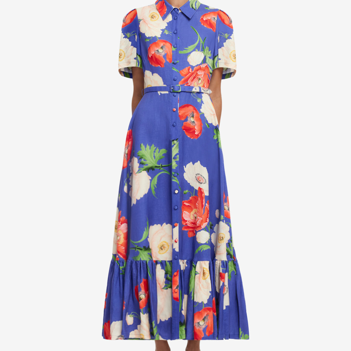 chinese dress ladies Leo Lin - Becca Short Sleeve Midi Dress