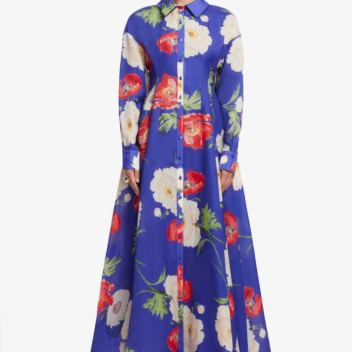 silk dress design LEO LIN - Josephine Gown Embellishment_3D Floral Light Green Banana Fabric tropical days Color:Sultry Floral
