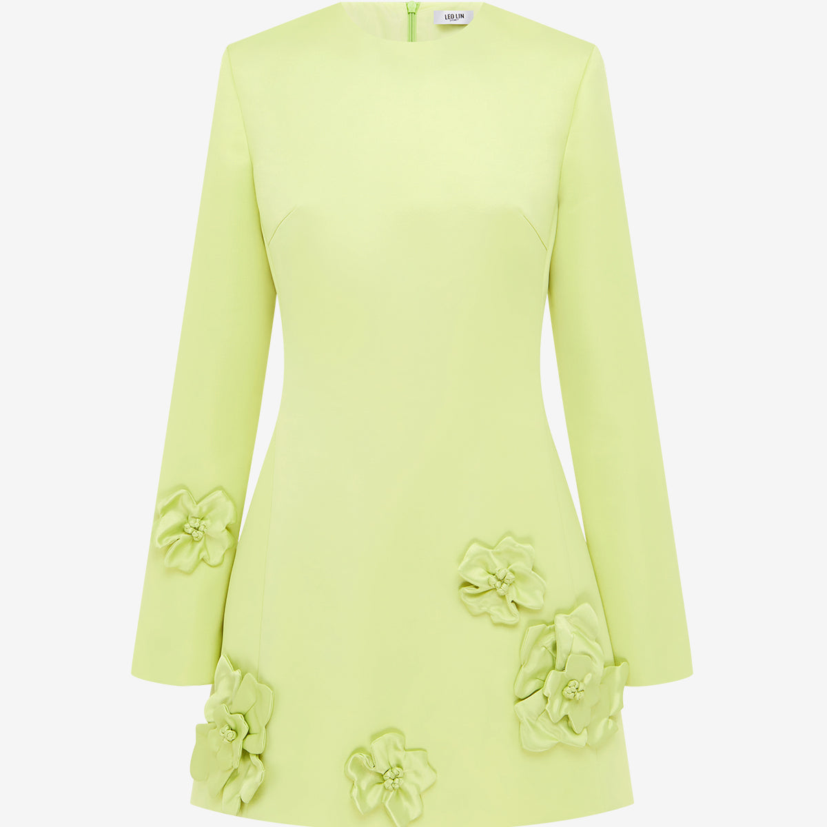 LEO LIN - Aliza Long Sleeve Petal Mini Dress