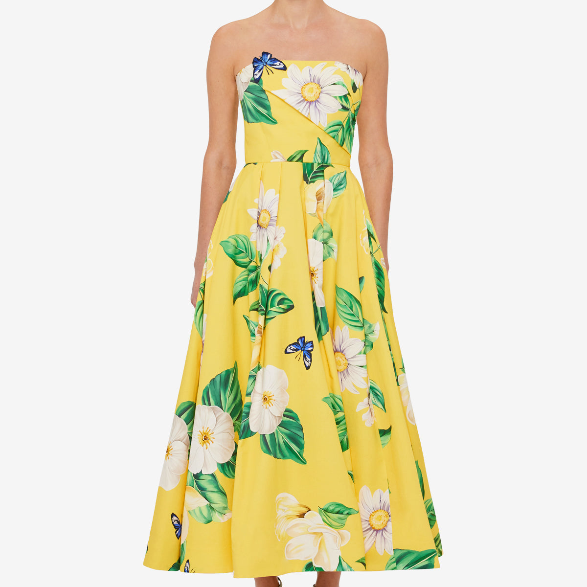 LEO LIN - Lynn Bustier Midi Dress - Joie Print in Sunshine LEO LIN - Lynn Bustier Midi Dress - Joie Print in Sunshine