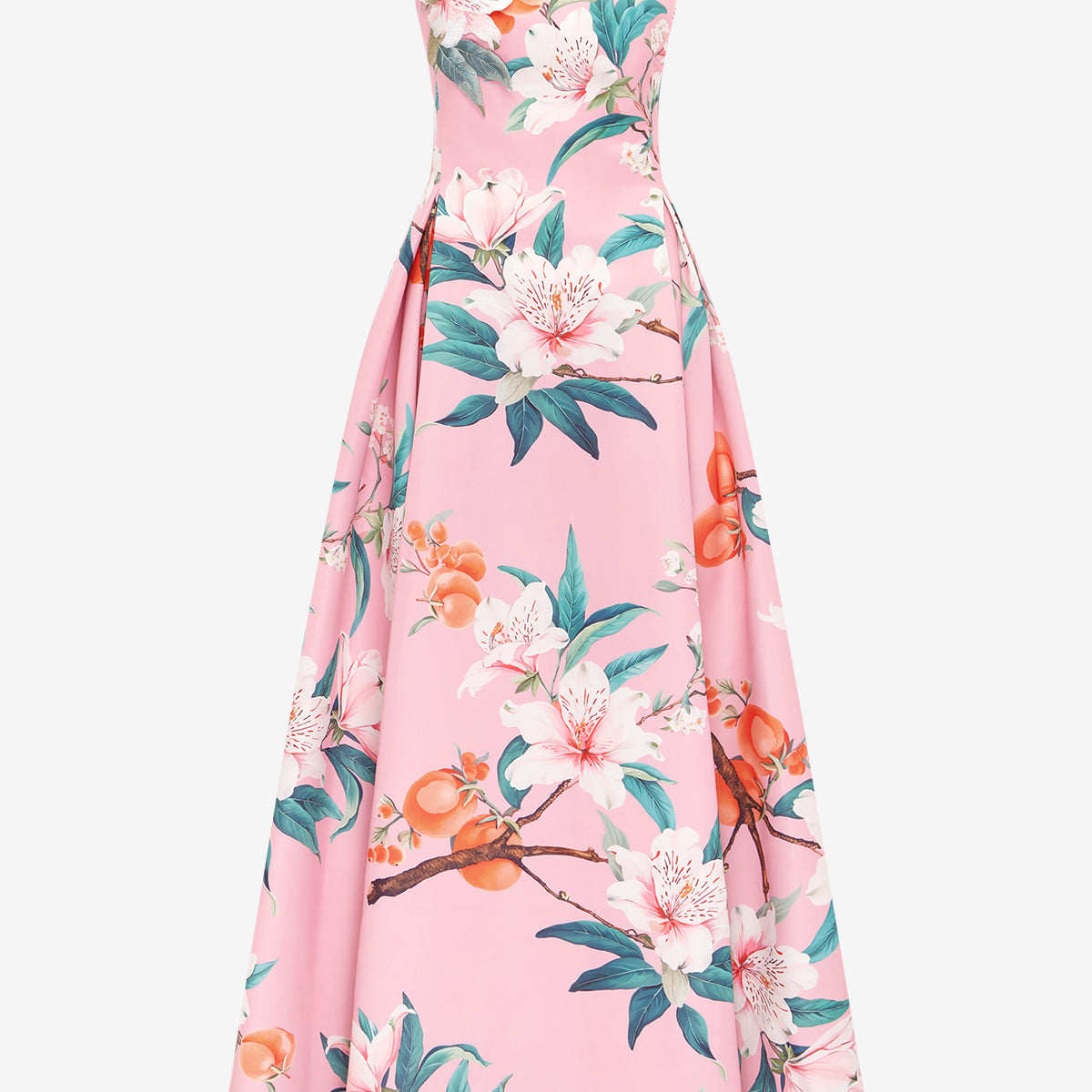 strapless open back dress Kearny Ruffle Maxi Dress main image 1