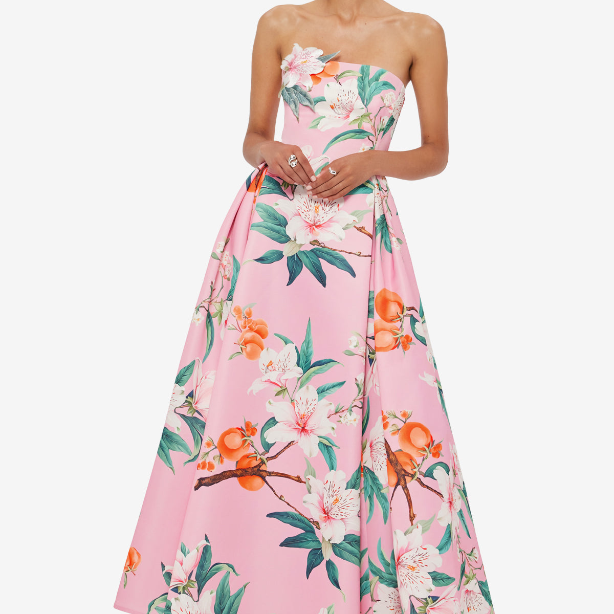 Nora Bustier Maxi Dress