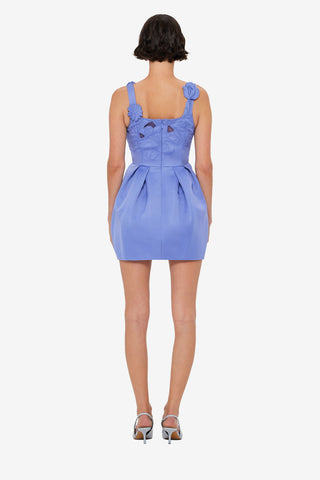 Exclusive LEO LIN Piper Applique Bell Shape Mini Dress - Moonlight