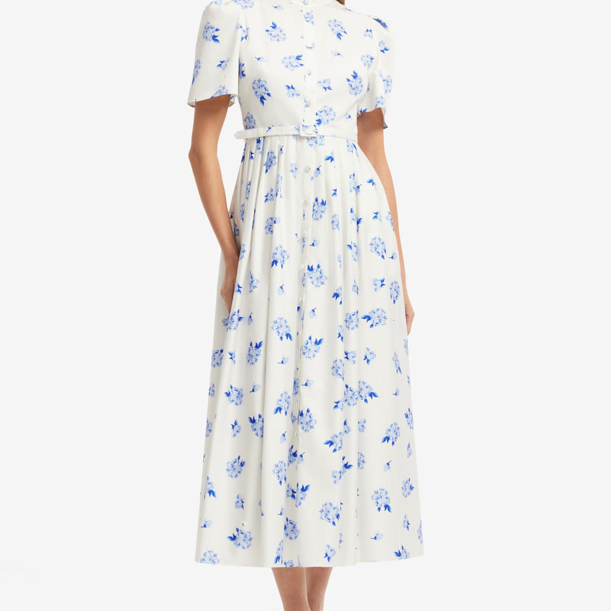 short midi dress Bianca Short Sleeve Midi Dress