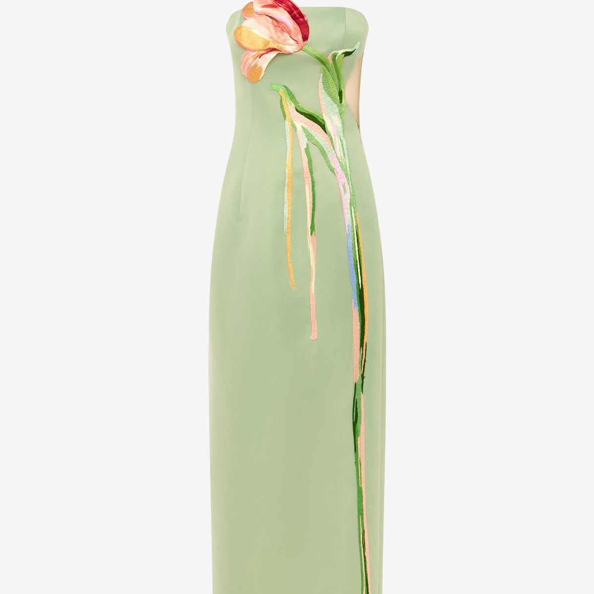 green emerald velvet dress Marilyn Green Cross Back Evening Maxi Dress Xs main image 1