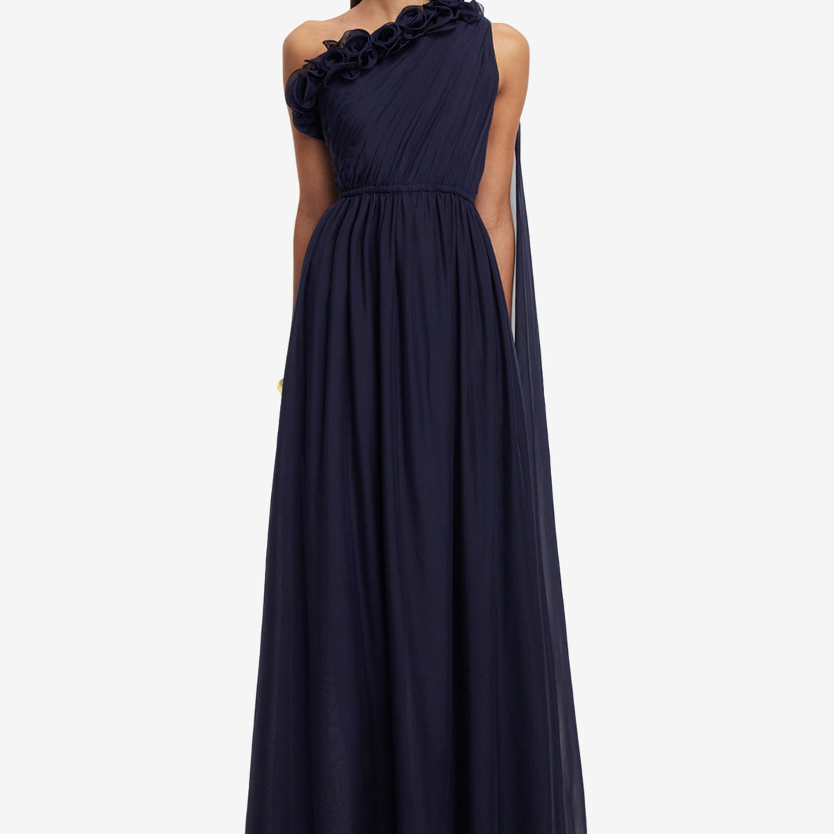 Jenni One Shoulder Maxi Dress - Indigo LEO LIN Jenni One Shoulder Maxi Dress - Indigo LEO LIN