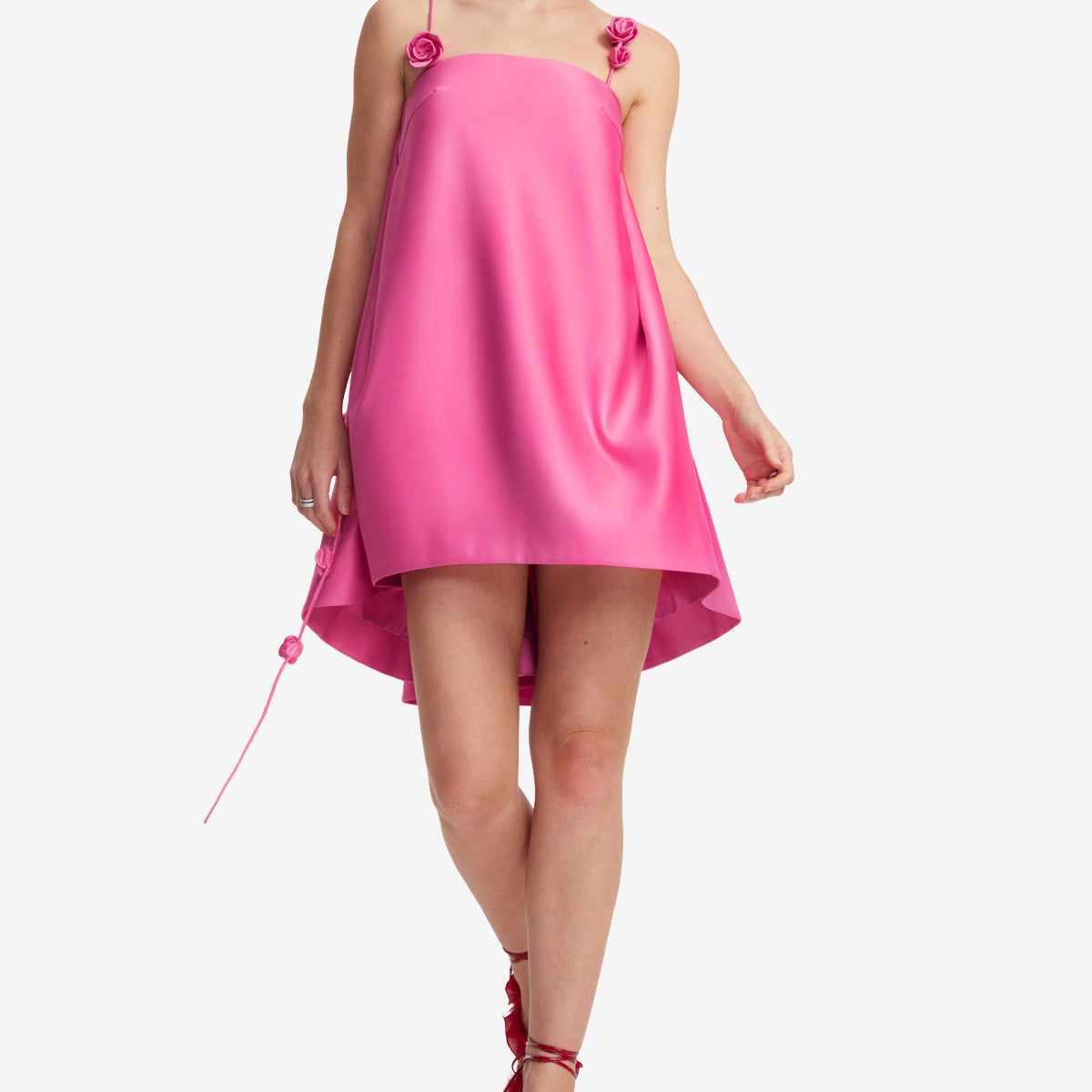 knee length dresses for ladies Zamara Pink Mini Dress - US 14 main image 1