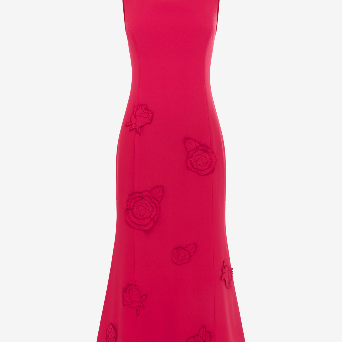 leo lin emily dress Emily Appliqu Midi Dress