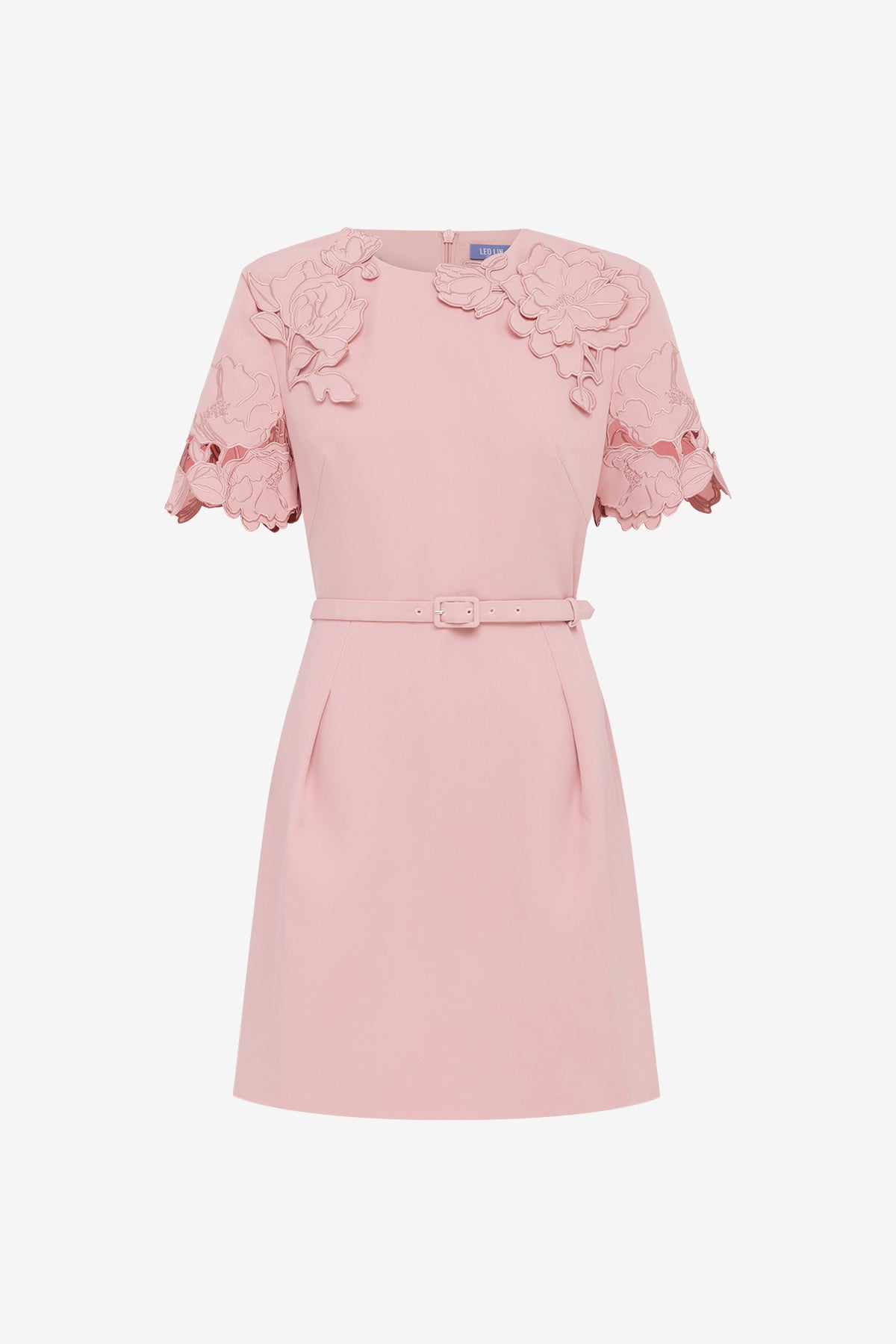 OREN Blossom Rose Suit チュール　ロンパース　Mサイズ Aurelie Applique Short Sleeve Mini Dress - Rose – LEO LIN