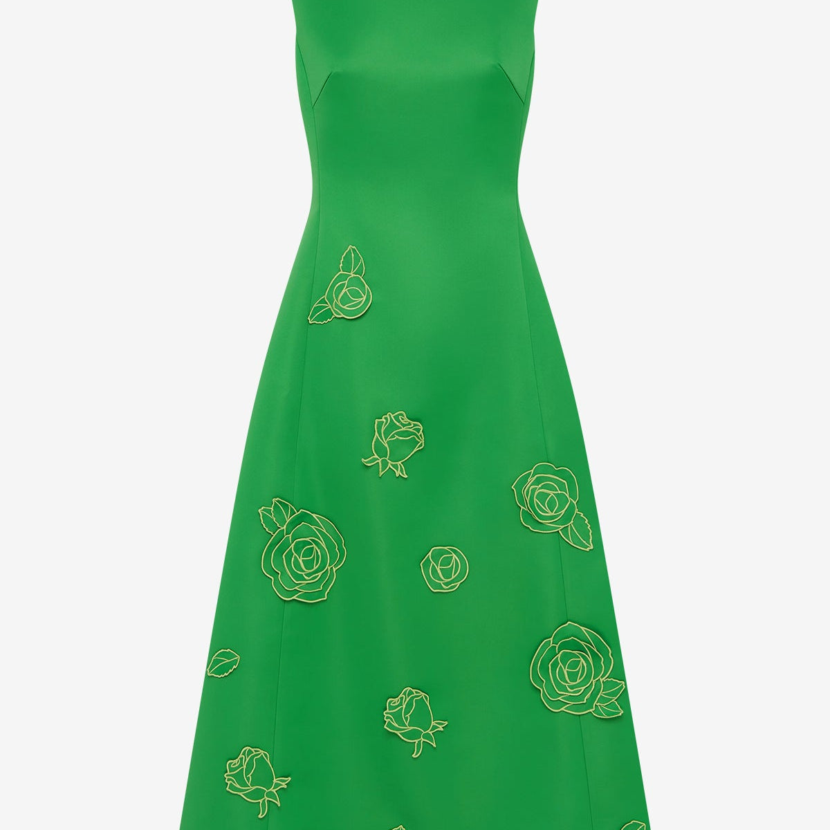 LEO LIN - Cleo Appliqué Sleeveless Midi Dress