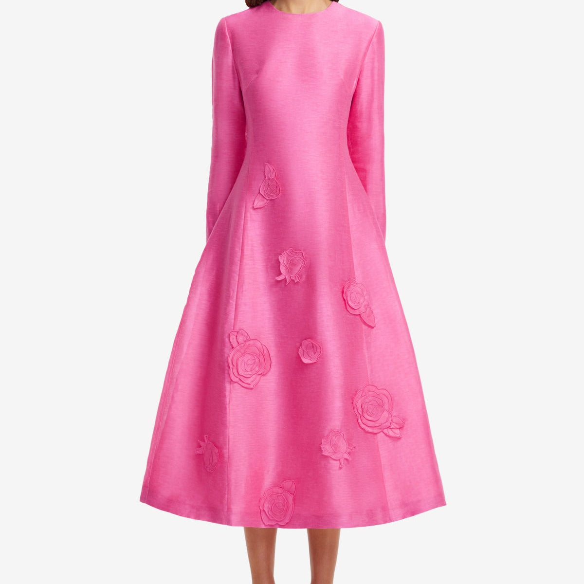 leona petal midi dress Petal and Pup - Leona Midi Dress - Apricot
