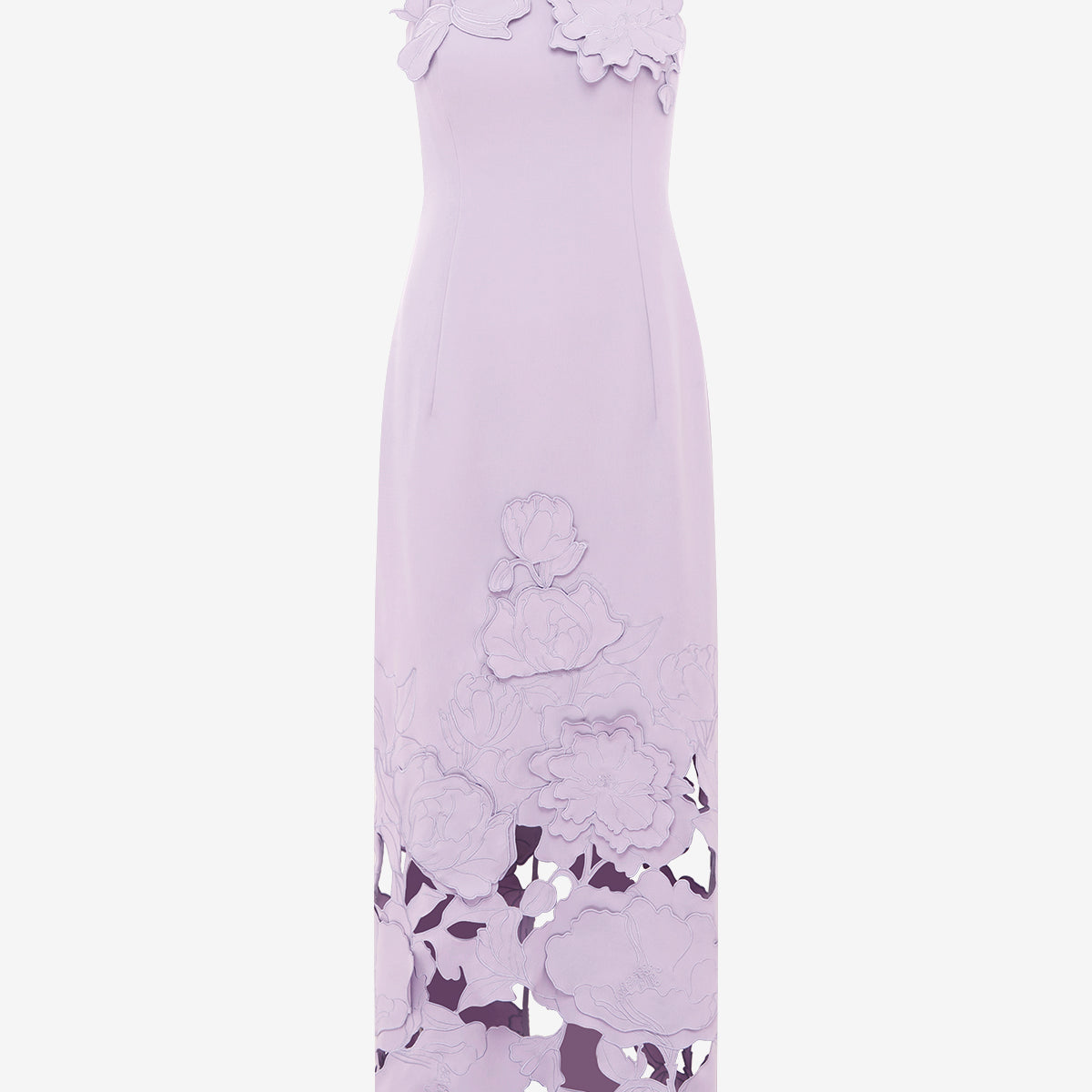 Rayna Appliqué Bustier Maxi Dress