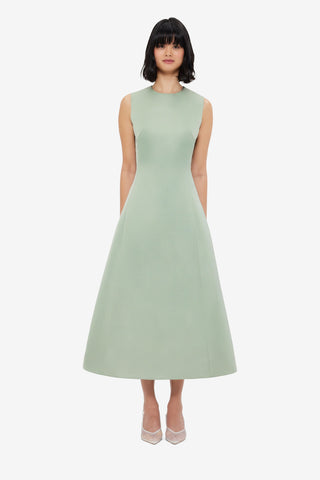 Exclusive LEO LIN Cleo Sleeveless Midi Dress - Sage