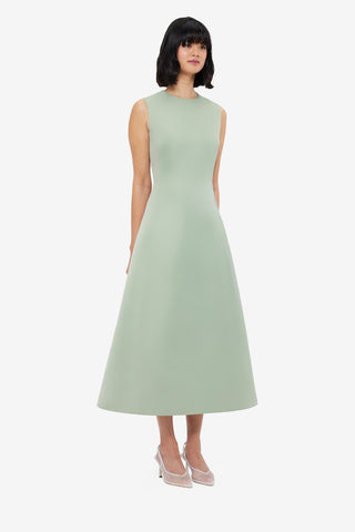 Exclusive LEO LIN Cleo Sleeveless Midi Dress - Sage