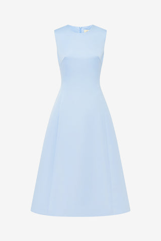 Exclusive LEO LIN Cleo Sleeveless Midi Dress - Sky Blue