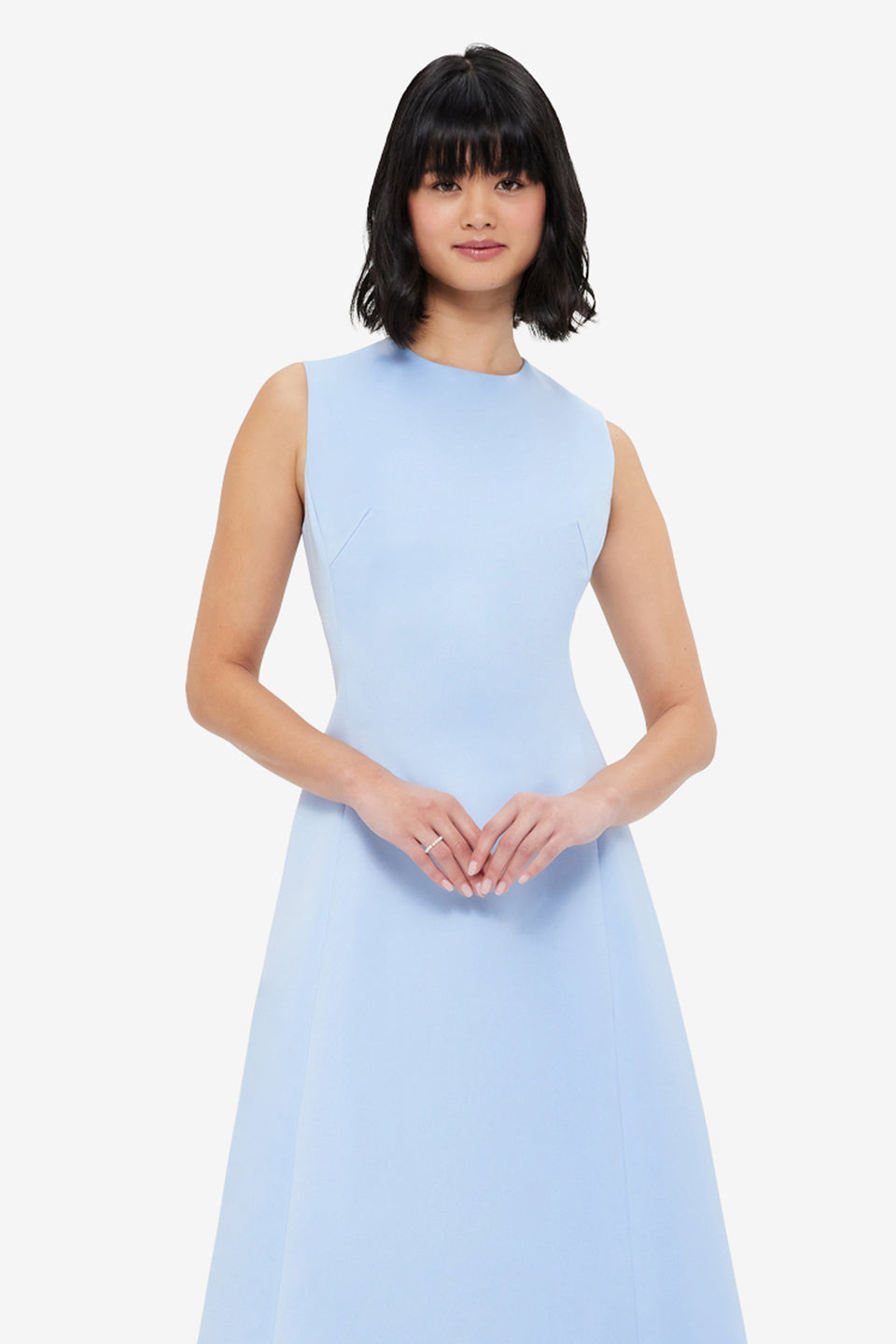 Exclusive LEO LIN Cleo Sleeveless Midi Dress - Sky Blue