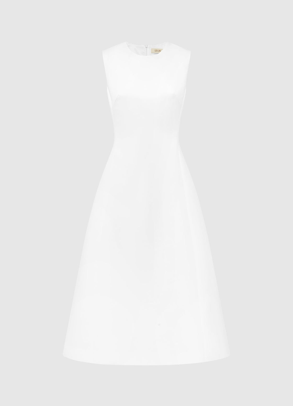 Exclusive Leo Lin Cleo Sleeveless Midi Dress - Snow