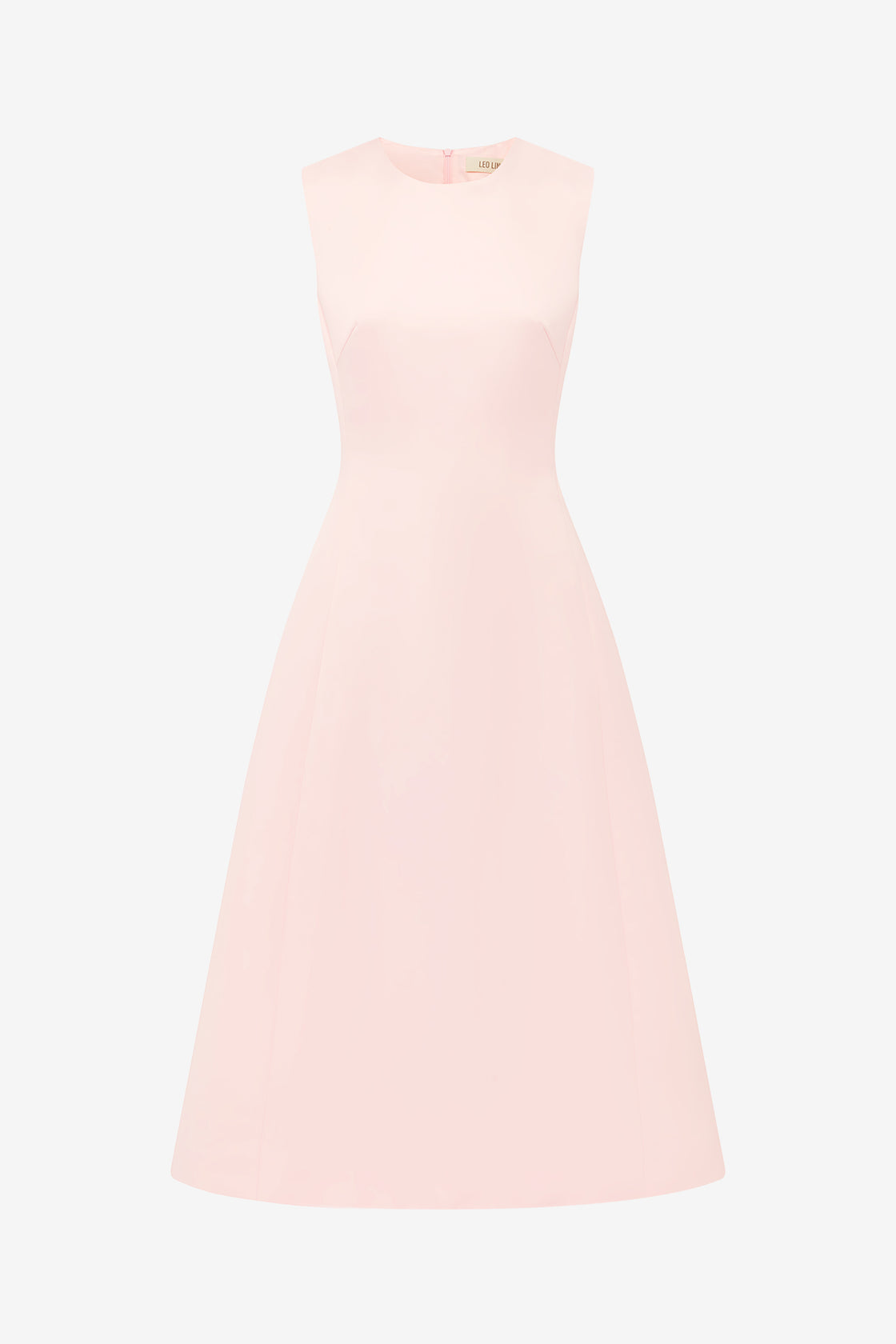 Exclusive LEO LIN Cleo Sleeveless Midi Dress - Soft Pink