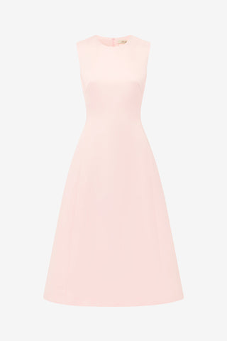 Exclusive LEO LIN Cleo Sleeveless Midi Dress - Soft Pink