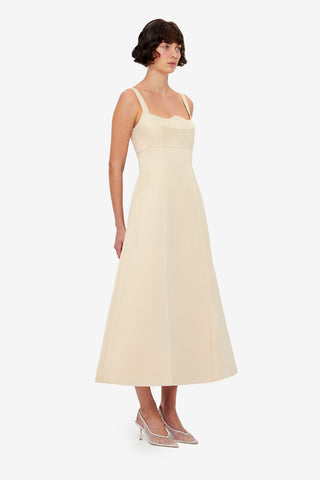 Exclusive LEO LIN Odette Midi Dress - Champagne