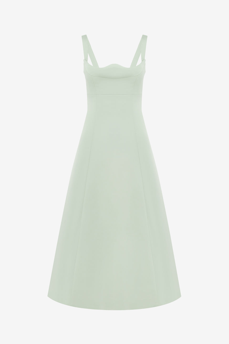 Exclusive LEO LIN Odette Midi Dress - Sage