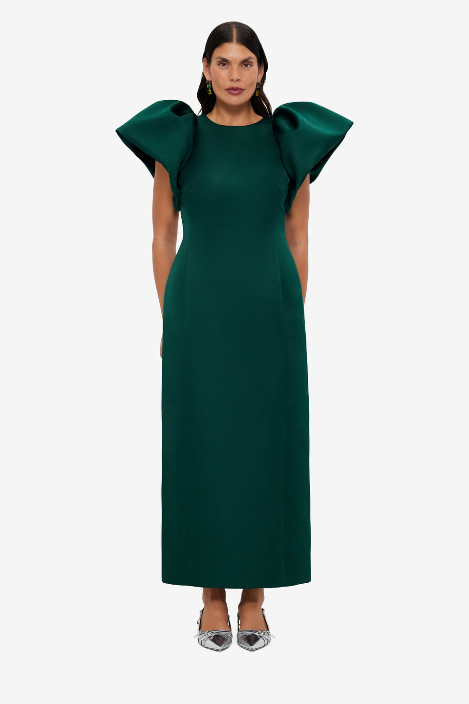 Exclusive LEO LIN Lucinda Maxi Dress - Emerald