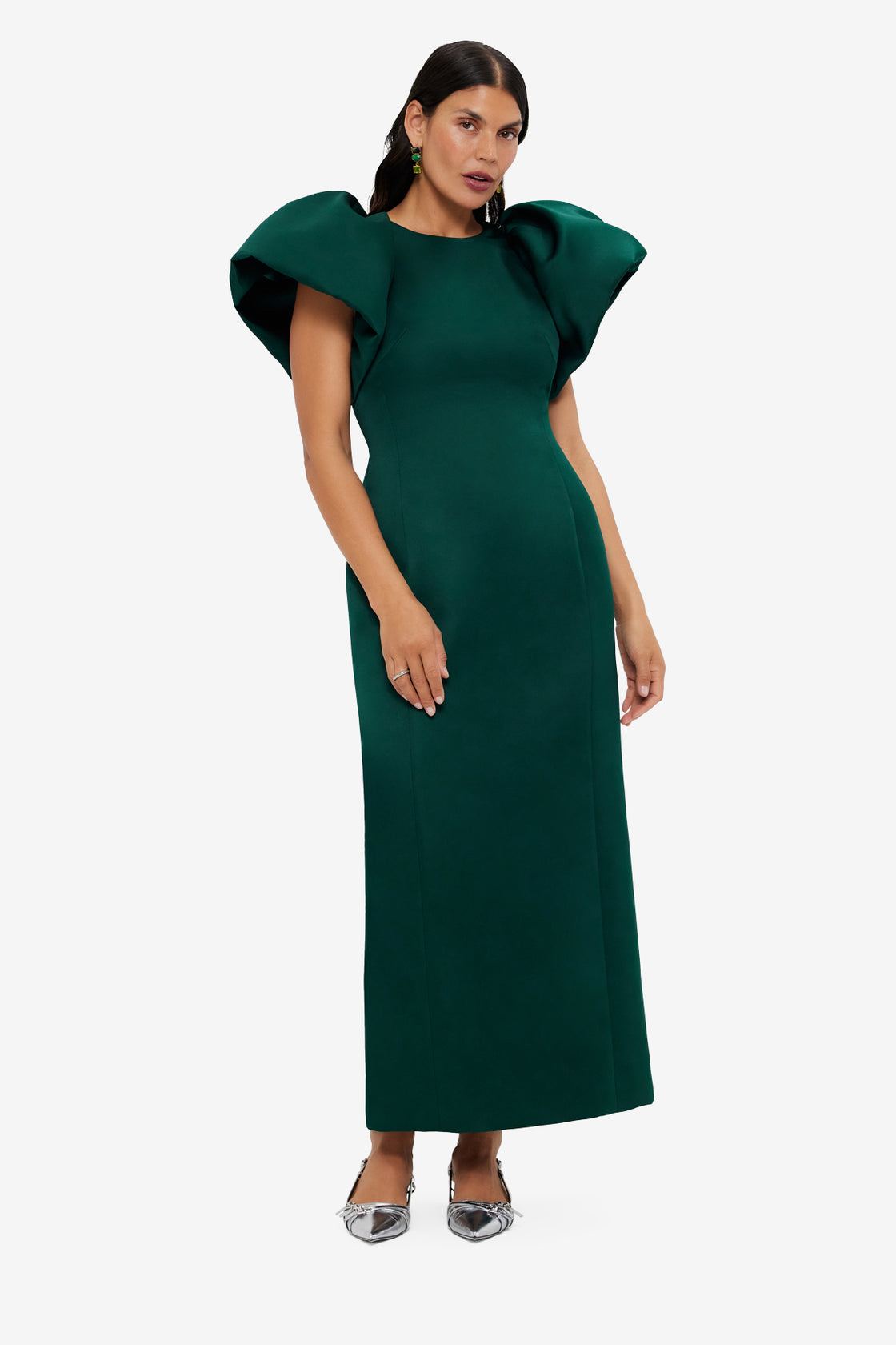 Exclusive LEO LIN Lucinda Maxi Dress - Emerald