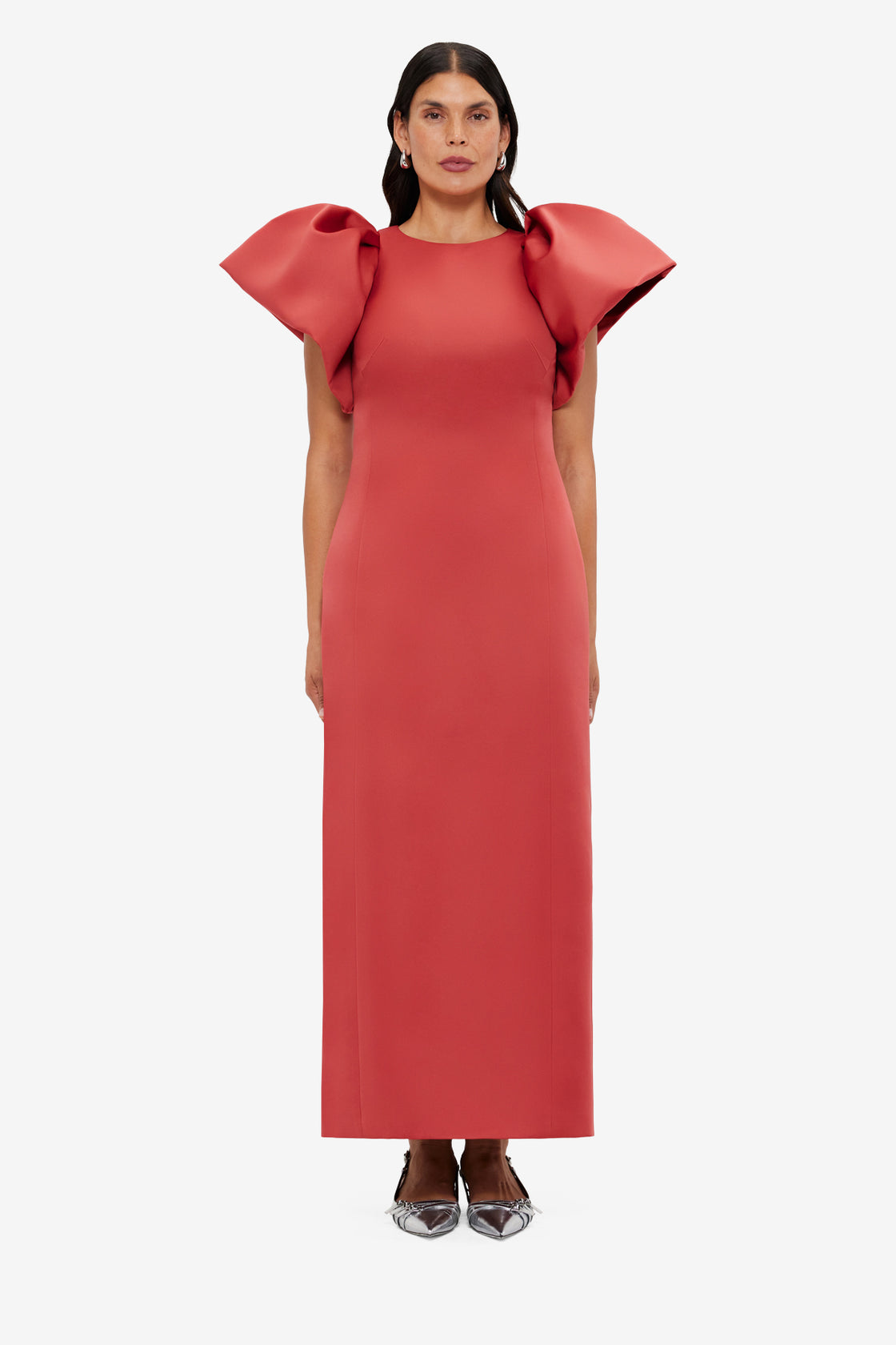 Exclusive LEO LIN Lucinda Maxi Dress - Mulberry