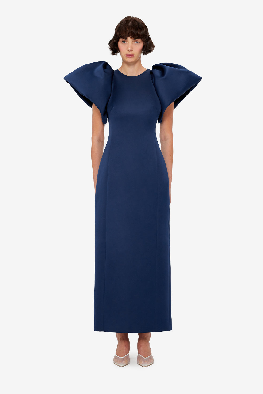 Exclusive LEO LIN Lucinda Maxi Dress - Navy