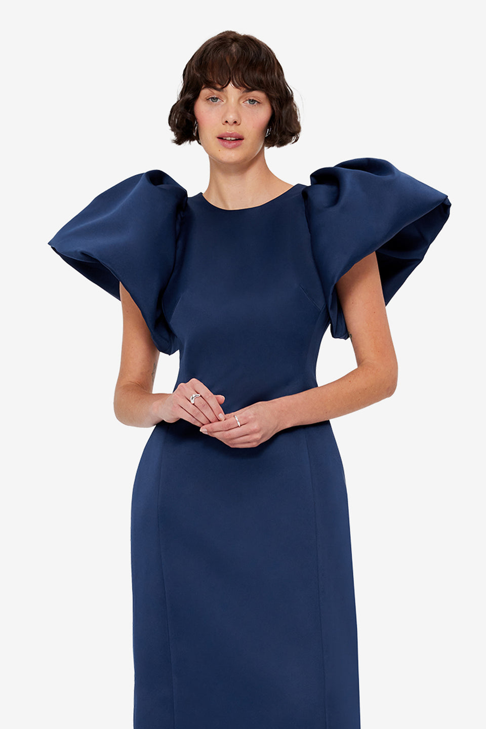 Exclusive LEO LIN Lucinda Maxi Dress - Navy