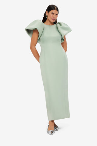 Exclusive LEO LIN Lucinda Maxi Dress - Sage