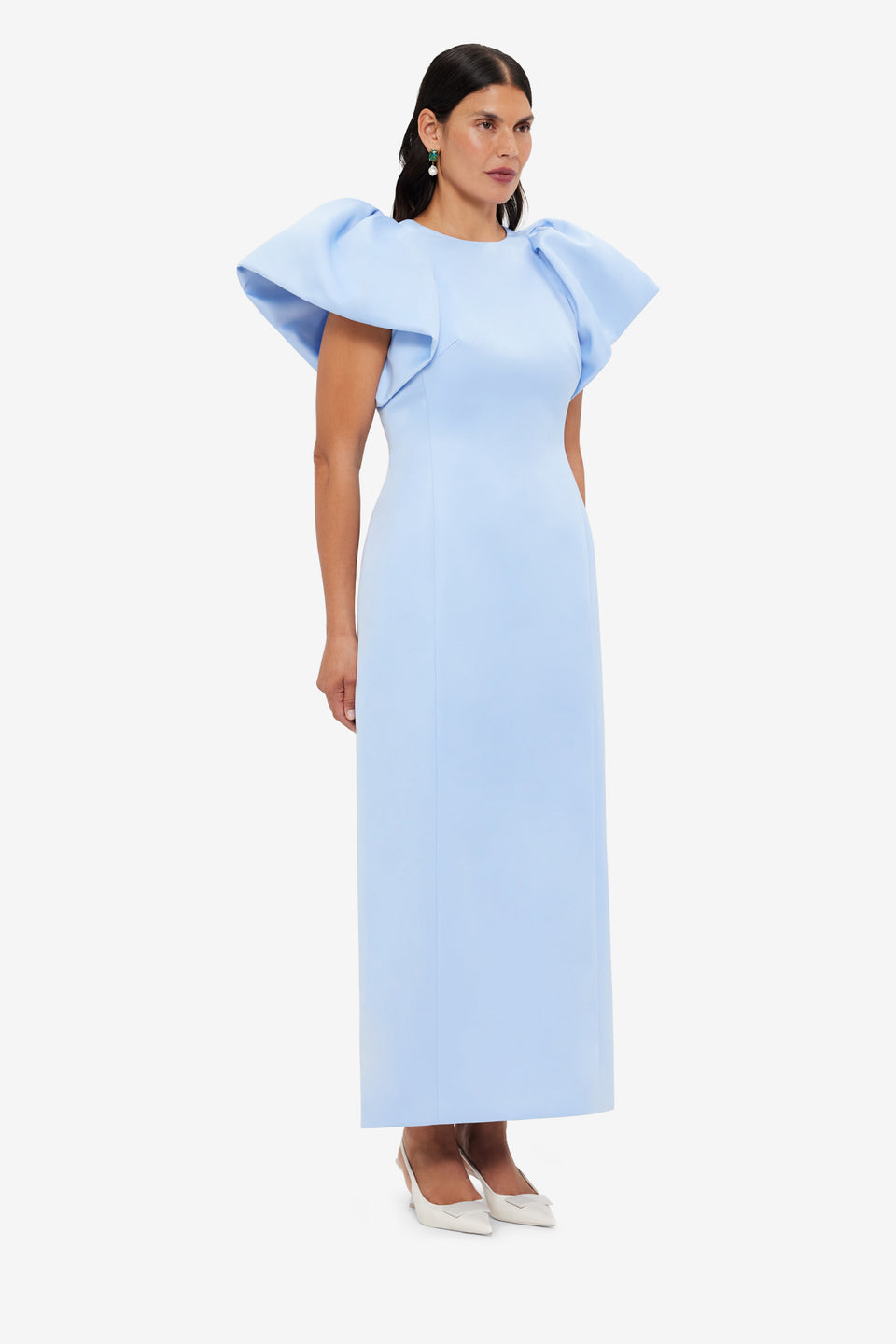 Exclusive LEO LIN Lucinda Maxi Dress - Sky Blue