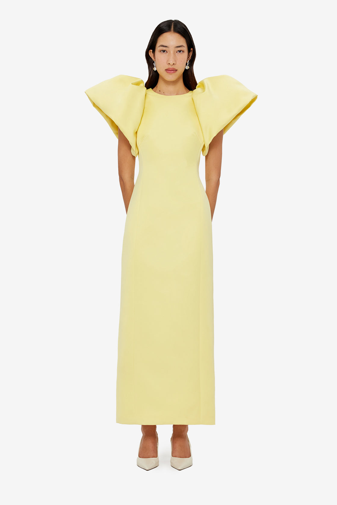 Exclusive LEO LIN Lucinda Maxi Dress - Sorbet Yellow
