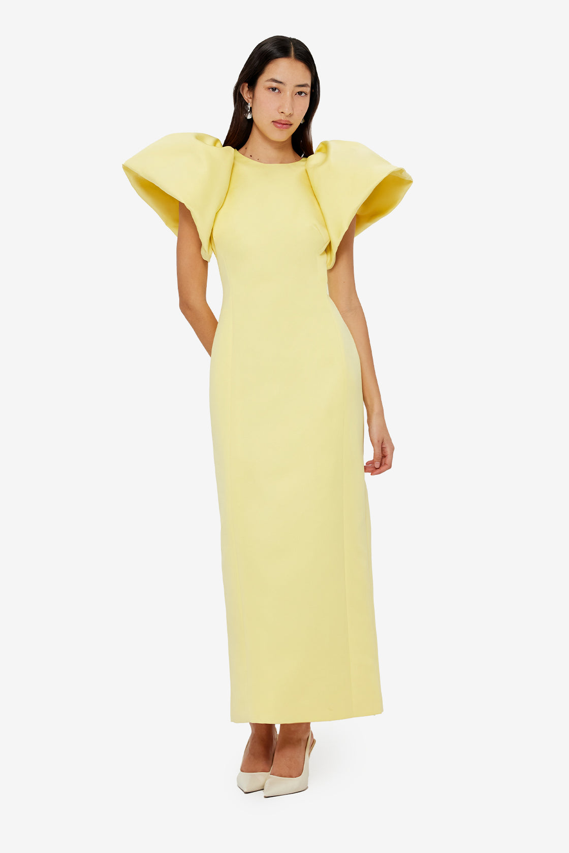 Exclusive LEO LIN Lucinda Maxi Dress - Sorbet Yellow