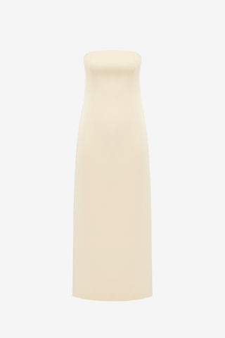 Exclusive LEO LIN Rayna Bustier Maxi Dress - Champagne