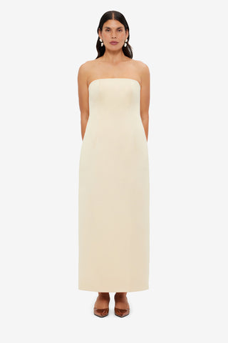 Exclusive LEO LIN Rayna Bustier Maxi Dress - Champagne