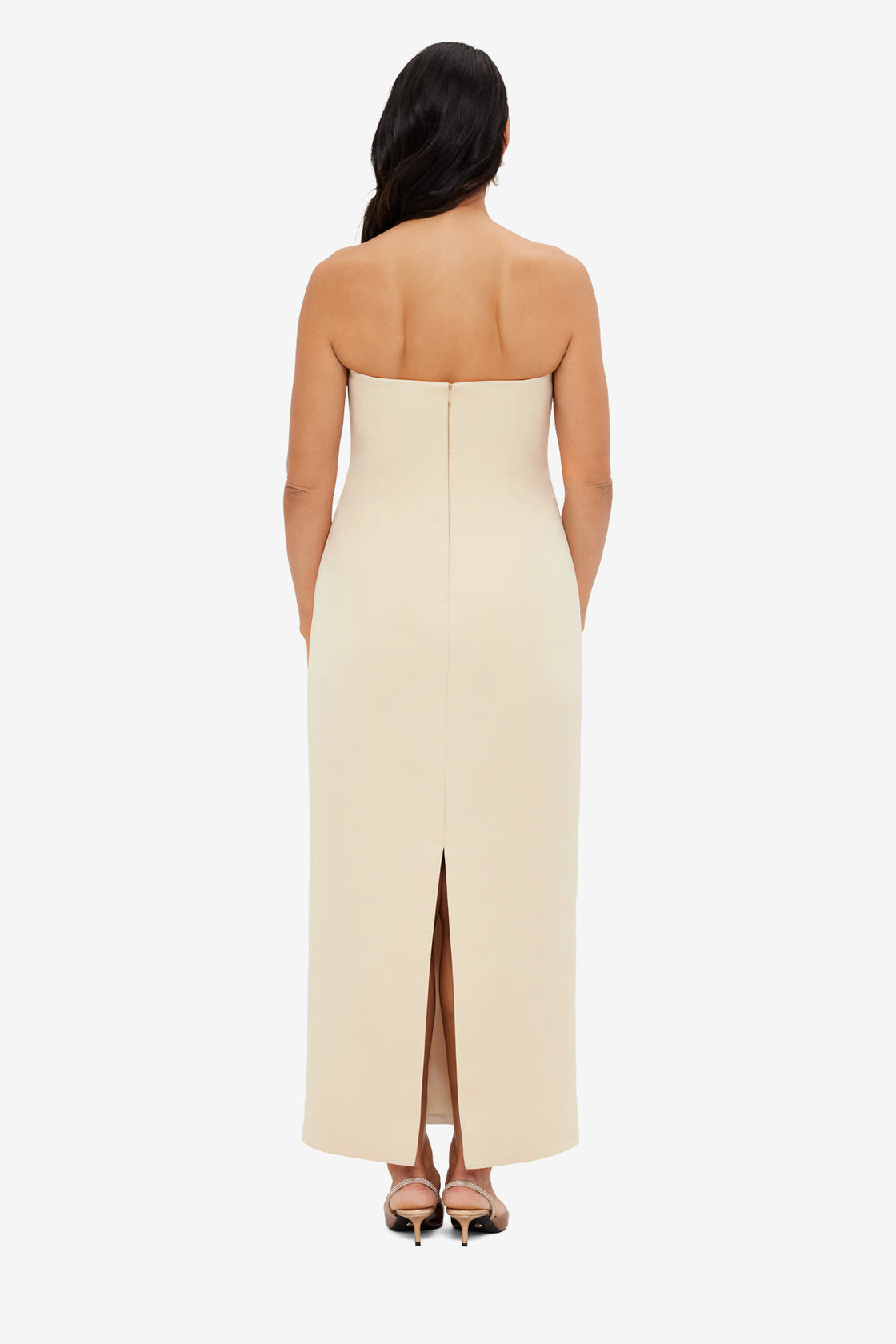 Exclusive LEO LIN Rayna Bustier Maxi Dress - Champagne