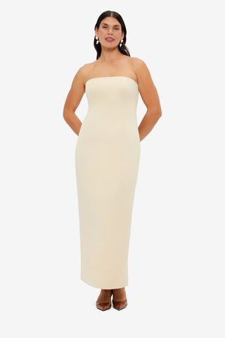 Exclusive LEO LIN Rayna Bustier Maxi Dress - Champagne