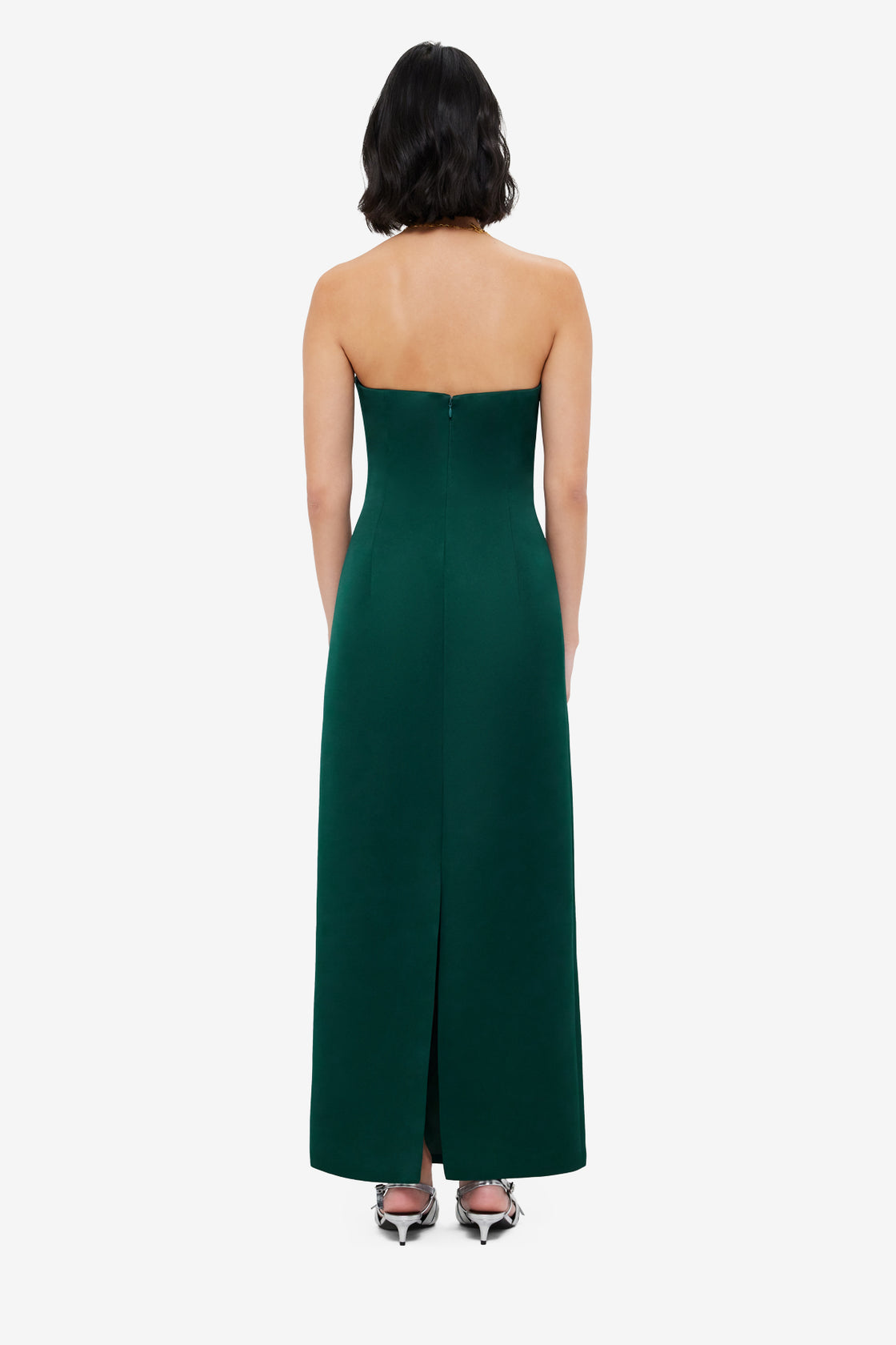 Exclusive LEO LIN Rayna Bustier Maxi Dress - Emerald