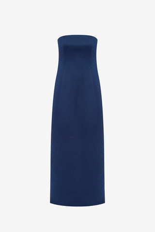 Exclusive LEO LIN Rayna Bustier Maxi Dress - Navy