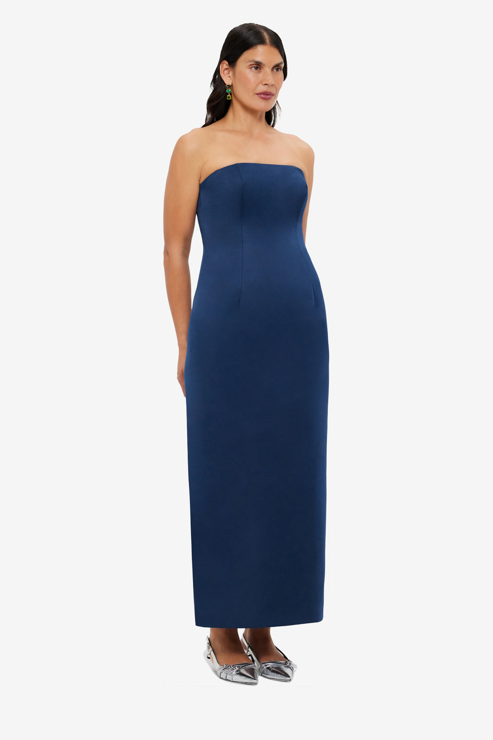 Exclusive LEO LIN Rayna Bustier Maxi Dress - Navy
