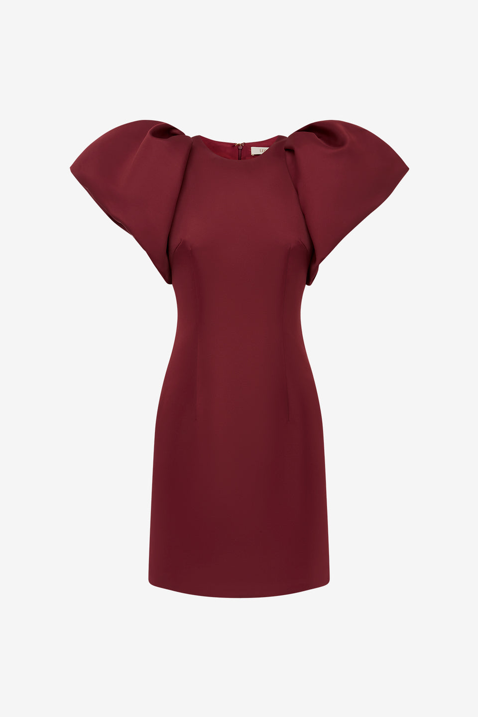 Exclusive LEO LIN Dayna Mini Dress - Burgundy