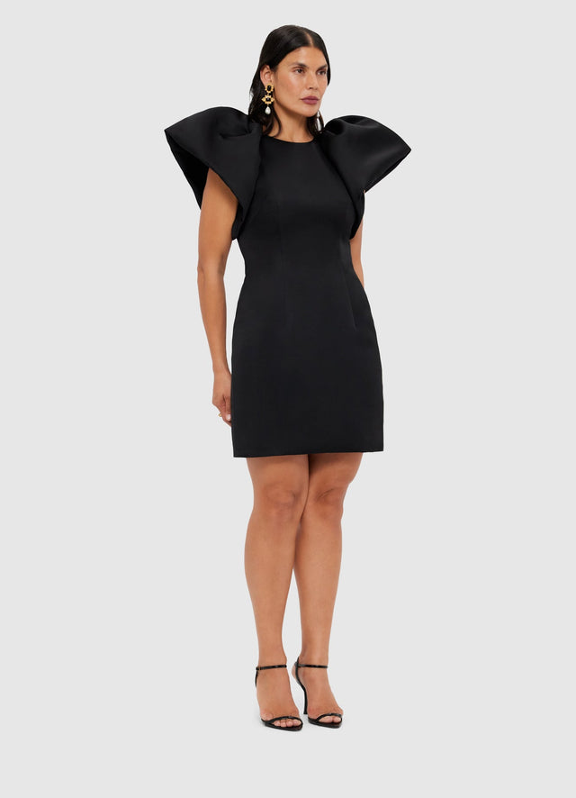 Exclusive Leo Lin Dayna Mini Dress - Ebony